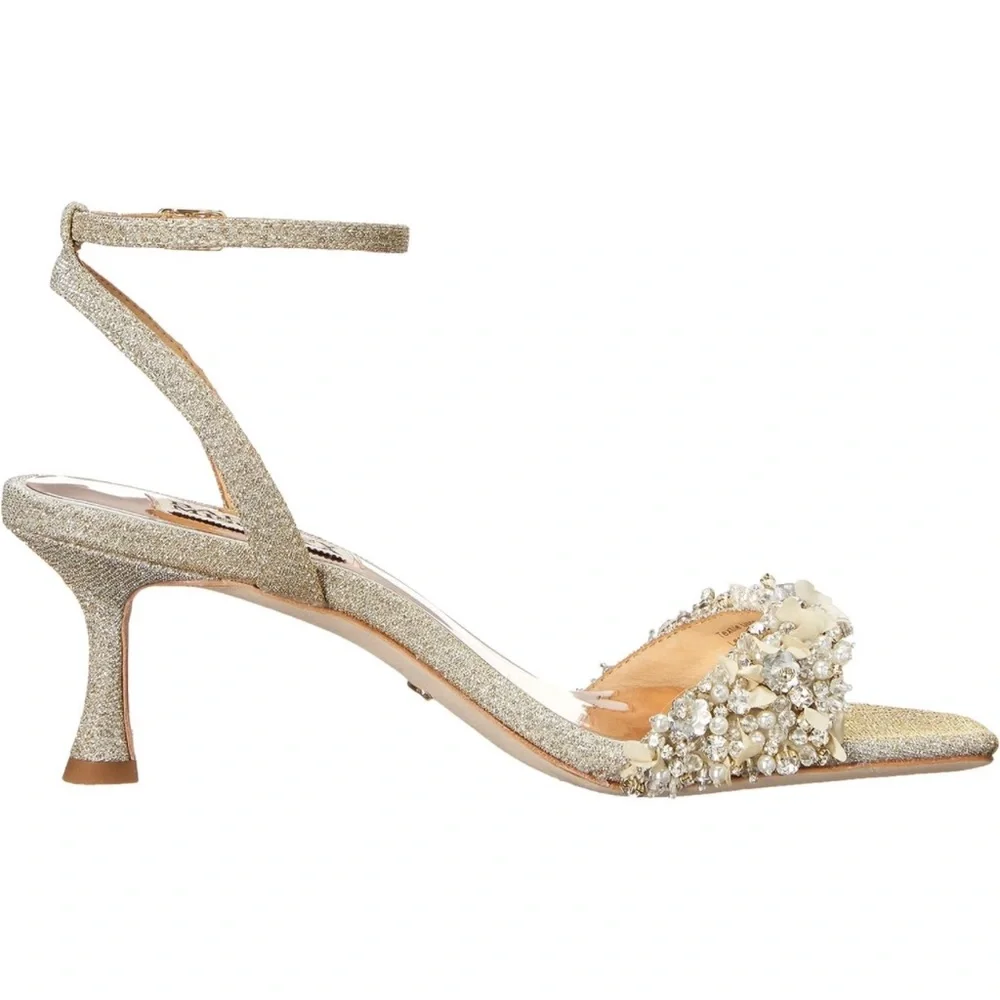 Badgley Mischka Telissa in Platino (Gold) - Picture 5 of 7